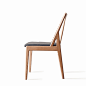 【存在HOME/高背椅】 实木餐椅工作椅/白橡木软包座面 原创设计-淘宝网