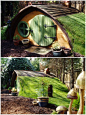 If your garden is not suitable for a treehouse then why not give a corner of it a touch of ’Tolkien’ Magic with these beautifully crafted, original ’Hobbit Holes’. ++High life tree house…