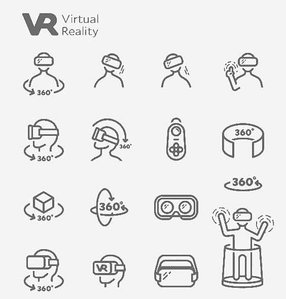 VR技术图标_图标iocn _VR ic...