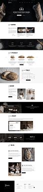 Gamba Bakery, Cakery, Pizza & Pastry Shop PSD Template • Download ➝…