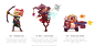 Video game character design collection II on Behance