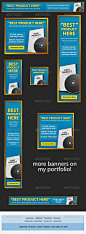 Product Banners Ad PSD Template - GraphicRiver Item for Sale