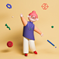 Colorful Character design : Colorful character daily design. 