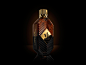 Virginia Black Whiskey : Bottle for Virginia Black. Designer at Aruliden in collaboration with Brent Hocking and Drake