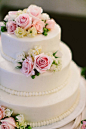 #Cake | Elegant Garden Party Wedding | Redfield Photography | See the wedding on SMP: http://www.StyleMePretty.com/mid-atlantic-weddings/2014/02/04/garden-wedding-at-the-liriodendron-mansion/