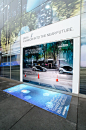 INTERACTIVE WINDOW TRANSFORMS LIVE STREET  TRAFFIC INTO BMW CONCEPT  CARS [VIDEO]
