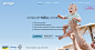 Panales Pingo : Elegant home page for  baby diapers. 