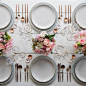 Entertaining inspiration: tablescapes by Casa de Parrin : My new dining table arrived yesterday and all I can think about is throwing 
a dinner party. It's been a while since I have come up with a pretty 
tablescape. I'm currently toying with black, gold