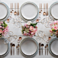 Entertaining inspiration: tablescapes by Casa de Parrin : My new dining table arrived yesterday and all I can think about is throwing 
a dinner party. It's been a while since I have come up with a pretty 
tablescape. I'm currently toying with black, gold 