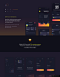 50个屏幕启动区块链加密项目 Midnite UI Kit模板UI设计