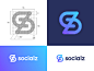 Logo concept for socialz