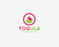Yougula 食物 水果店 营养品 粉红色 果蔬 圆形 商标设计  图标 图形 标志 logo 国外 外国 国内 品牌 设计 创意 欣赏