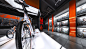 KTM BICYCLES conceptual SHOWROOM : FINAL version of the ultimate retail design project of the CONCEPTUAL bicycle STORE for the KTM BICYCLES brand