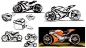 Motorcycle sketches | sketch | Pinterest