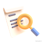 文件搜索Searches For File @到位啦UI素材 空状态3D图标模型