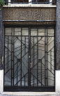 Deco door by Mintball, via Flickr