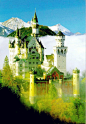 高山茂林中的那座绝美城堡——（德国天鹅堡 ）是茜茜公主的堂兄为她修建滴