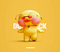 art toy IP Mascot toy 吉祥物 潮流玩具 玻尿酸鸭 duck 鸭子