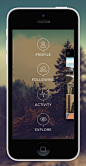 http://dribbble.com/shots/1432636-iPhone-App-Main-Menu by Eric Hoffman