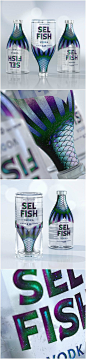 NovaBrand @novabrandagency - Selfish #spirits #vodka / Submit: worldpackagingdesign.com/submit / World Brand and Packaging Design Society