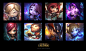 Champion Icons, Jem Flores : Had a lot of fun working on these icons for League of Legends! 
© Riot Games