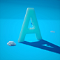 Constructor Alphabet : Typographic 3d work