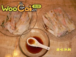 五彩猪肠粉的做法_五彩猪肠粉怎么做好吃【...
