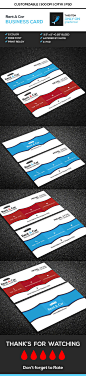 Rent A Car Business Card Vol 01 : This is a Rent A Car Business Card. This template download contains 300 DPI, Print-Ready, CMYK, Layered PSD files. All main elements are editable and customizable.Features:Easy Customizable and EditablePrint Dimension (3.