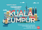 Kuala Lumpur city guide on Behance