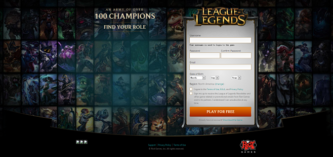 Sign up | League of ...