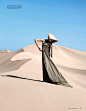 梅丽莎沙漠之旅-Vogue荷兰封面大图