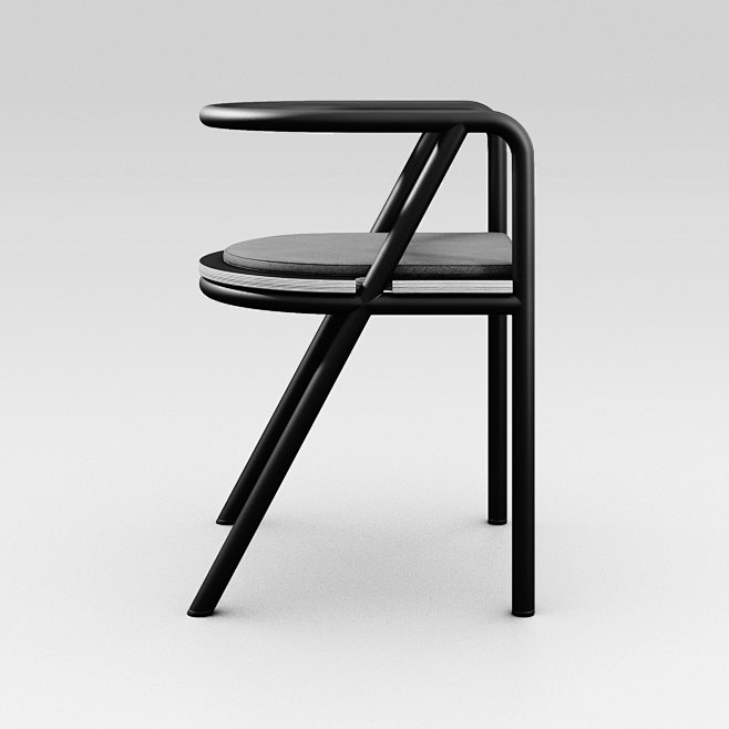 frame框架椅，简洁的线条，不简陋的舒...