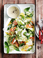 pineapple, apple and zucchini slaw with mustard dressing