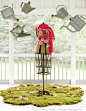 april showers...Great entrance display for spring in ... | Tienditas ♥ #采集大赛#