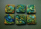 Tiny Polymer Clay Tiles -how Cute Would These Be As Coasters