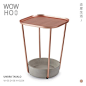 [WOWHOO]UMBRA TAVALO SIDE TABLE 设计师混凝土现代北欧金属边几-淘宝网: 