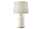 Modello Table Lamp, White Porcelain