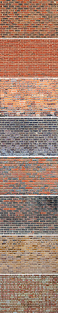 Brick Wall Textures - Today we have for you a collection of 8 high resolution brick wall textures. Feel free to use them for anything from wallpapers...: 