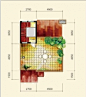 2013三室户型图—土拨鼠装饰设计门户