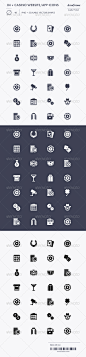 84 Casino Website/App Icons - GraphicRiver Item for Sale