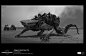 Pacific Rim Ripper Development, Finnian MacManus : Here is some of the visdev for the Ripper creatures in PR Uprising. Was a really interesting process developing these, we started with black and white thumbnails to get some graphic reads and then progres