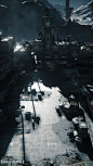 Star Citizen: Levski - Exterior Compound, Jussi Keteli : The exterior of Levski was built together with Stephan Dammrau, with occasional support by other members of the PU art team, and Ben Dare handling the level design side of things. The outside part w