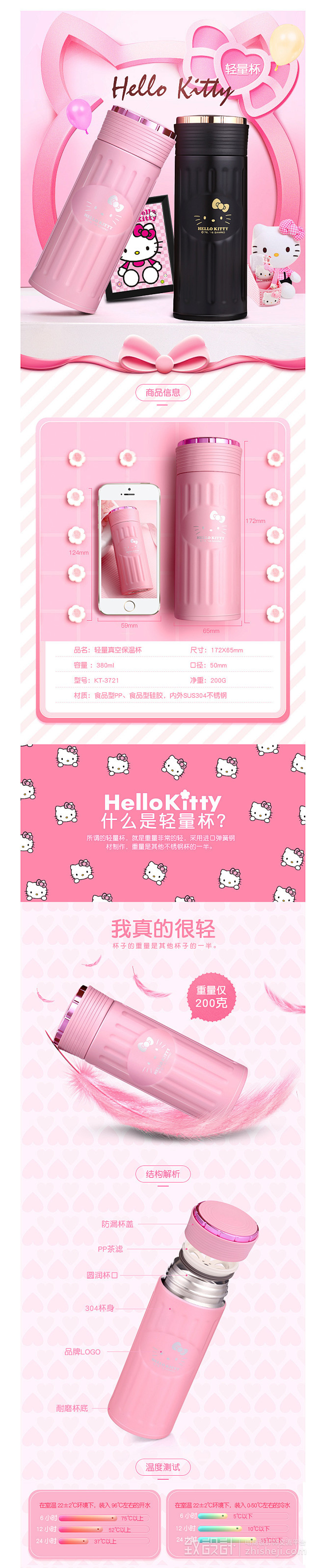 hello kitty凯蒂猫甜美卡通可爱...