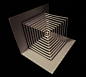 立体构成卡片 生日贺卡 礼物 创意手工作业 3D纸雕纸模型(f0034)