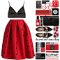 #romwe #red #reddress #redandblack #black #blackcat #valentine #valentinesday #croptop #bratop #skirt
http://www.romwe.com/Frog-Print-Flare-Skirt-p-94914-cat-682.html?utm_source=polyvore&utm_medium=contest&url_from=SKU:skirt140426004