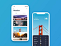 ios 天气app ui .sketch下载 - 爱果果
