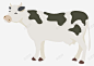 卡通手绘奶牛动物站立高清素材 卡通的动物 手绘的奶牛 元素 免抠png 设计图片 免费下载 页面网页 平面电商 创意素材
