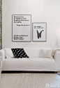 现代简约风格客厅沙发背景墙装饰画设计