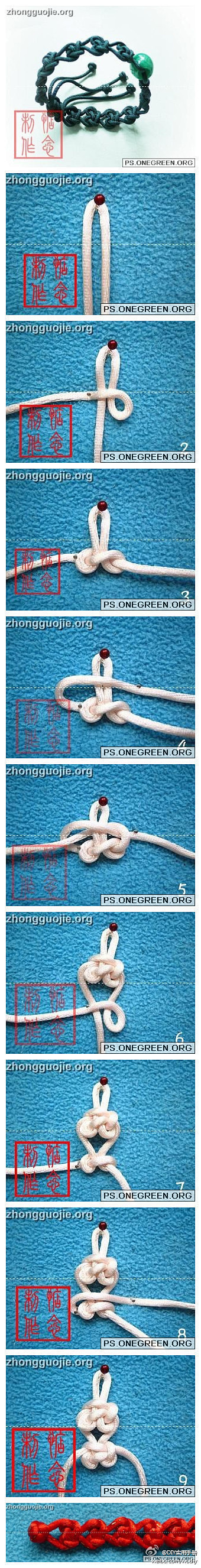 9款手链编织方法教程--怎么编织手链-如...