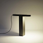 Möja Lamp - Minimalissimo : The Möja Lamp has been created by French design studio Leonard Kadid Studio and is made of fibre reinforced concrete. It comprises four magnets tha...